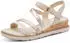 Tamaris Sandals Vegan beige ivory