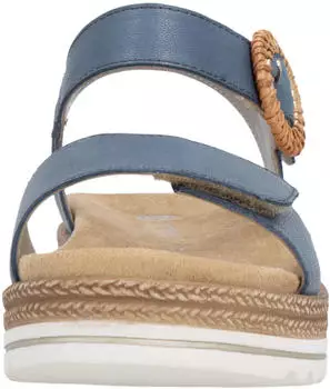 Remonte Dorndorf D0Q52 Sandal jeansblau – Praktische Verschlusskombination für individuelle Anpassung