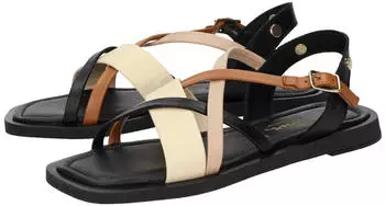 Sioux Molsirka-701 beige/hellbraun/schwarz/weiß