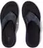 FitWear F-Mode Espadrille Leather Flatform T/Post Sandale blau