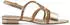 Marco Tozzi Women's Sandal with Feel Me Footbed Vegan gold