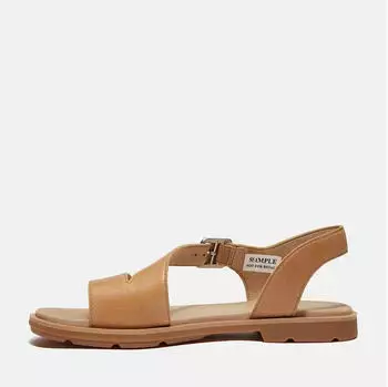 Timberland Calista Bay Backstrap Sandal medium beige full grain