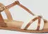 s.Oliver Sandals in Colour-Blocking creme/camel