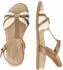 s.Oliver Sandals in Colour-Blocking creme/camel