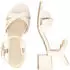 s.Oliver Pumps mit Blockabsatz in Leder-Optik hellbeige