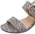 Marco Tozzi Women's Sandal with Feel Me Footbed Vegan beige/schwarz