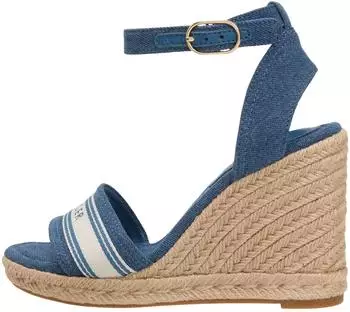Tommy Hilfiger High Wedge Espad Webbing (FW0FW09342) denim