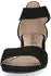 Caprice Sandal with Heel and Rhinestones (9-28212) black suede