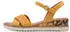 Tamaris Wedge Sandal Strappy Sandal, Summer Shoe in Vegan Processing gelb