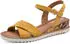 Tamaris Wedge Sandal Strappy Sandal, Summer Shoe in Vegan Processing gelb