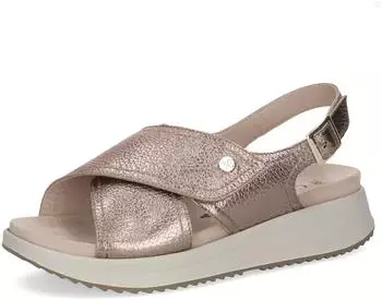 Caprice Mule Deerskin taupe met. deer