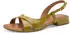 Tamaris Women's Flat Sandal olive patent