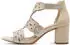 Marco Tozzi Women's Sandal Feel Me Footbed Vegan beige