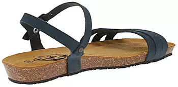 Plakton 405080 Fran Alou Nobuck - Damen Pantolette atlantic
