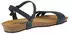 Plakton 405080 Fran Alou Nobuck - Damen Pantolette atlantic