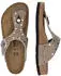 Birkenstock Gizeh Rivet Veloursleder taupe (schmal)