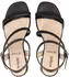 Nero Giardini Leather Strappy Sandal schwarz