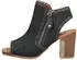 MUSTANG Sandals Faux Leather/Textile High Heel Sandal schwarz