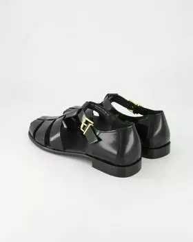 Marc O'Polo Sandal made of refined cowhide leather schwarz