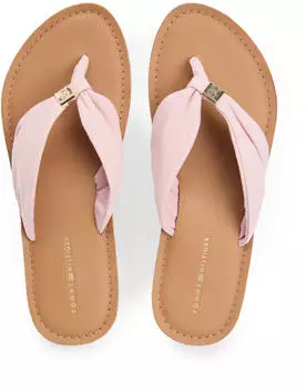 Tommy Hilfiger TH LTR FOOTBED SUMMER SANDAL rose