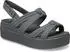 Crocs Brooklyn Knot Low Wedge Sandal carbon