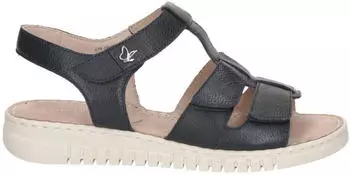 Caprice Sandal with Triple Velcro ocean nappa