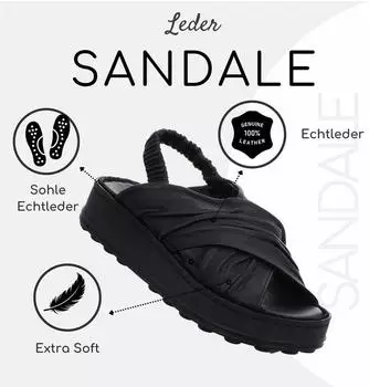 Gemini Gemini Women's Sandal schwarz
