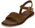 Marc O'Polo Sandal in Soft Suede Leather dusty braun
