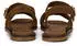 Marc O'Polo Sandal in Soft Suede Leather dusty braun