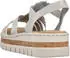 Rieker V4918-90 dunkelbraun/silber