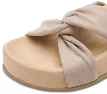 Marco Tozzi Sandal with Feel Me Footbed and Soft Lining dune