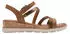 Tamaris Wedge Sandal Strappy Sandal in Vegan Processing cognac