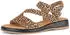 Gabor Rhodos Wedge Sandal camel/dunkelbeige/schwarz
