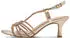 Marco Tozzi Sandalen mit Absatz Glitzer Vegan metallic gold
