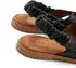 Lascana Sandal made of Leather with Elastic Straps schwarz