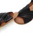 Lascana Sandal made of Leather with Elastic Straps schwarz