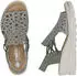 Rieker Keilsandaletten (67465) oliv/silber