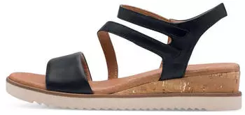 Marco Tozzi Women's Sandal Feel Me Footbed navy