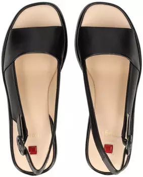 Högl Wedge Sandal schwarz/schwarz