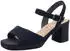 Tamaris Plateau Riemchensandalette dunkelblau