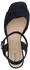 Tamaris Plateau Riemchensandalette dunkelblau