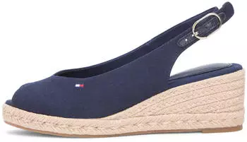 Tommy Hilfiger Flag High Wedge Espad blau