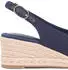 Tommy Hilfiger Flag High Wedge Espad blau
