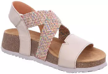 Think Chrome-free tanned sustainable sandal beige