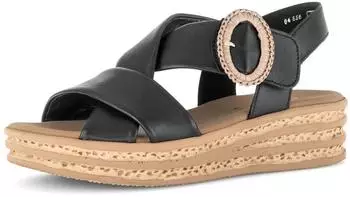 Gabor Sandals Stadtbd.&uuml;.25mm o.Fu&szlig;b schwarz