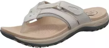 Freespirit Juliet Women's Flip Flop Leather/Textile wei&szlig;