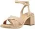 Regarde Le Ciel Sandals Leather Strappy Sandal nude