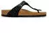 Birkenstock Gizeh Synthetik leo black (schmal)