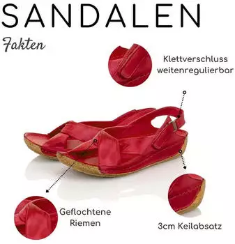 Gemini Sandale (032024-02) rot
