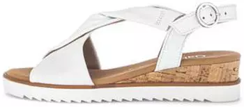 Gabor Comfort Keilsandalette (82.761) wei&szlig; (Kork)